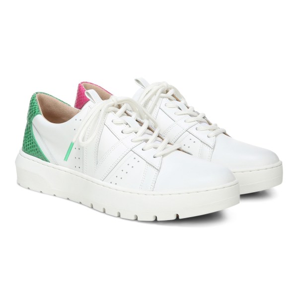 Vionic Trainers Ireland - Simasa Sneaker White - Womens Shoes Online | RZHSQ-8452